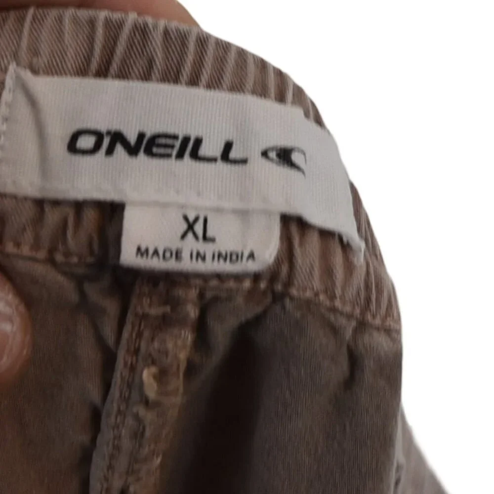 O’Neill Shorts XL Faded Taupe Brown Soft Grunge Surfer Girl Shorts